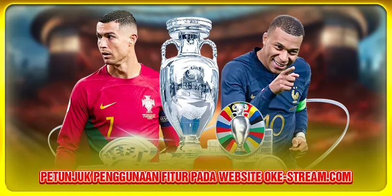 Petunjuk penggunaan fitur pada website Oke-stream.com